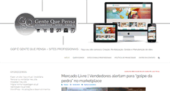 Desktop Screenshot of gentequepensa.com.br