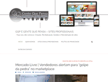 Tablet Screenshot of gentequepensa.com.br